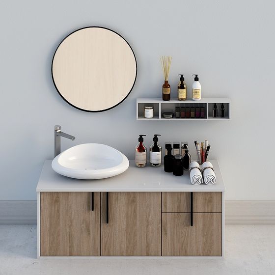 Modelo Kuknora - Combinación moderna de accesorios para la bañera de lavabo del baño (2)