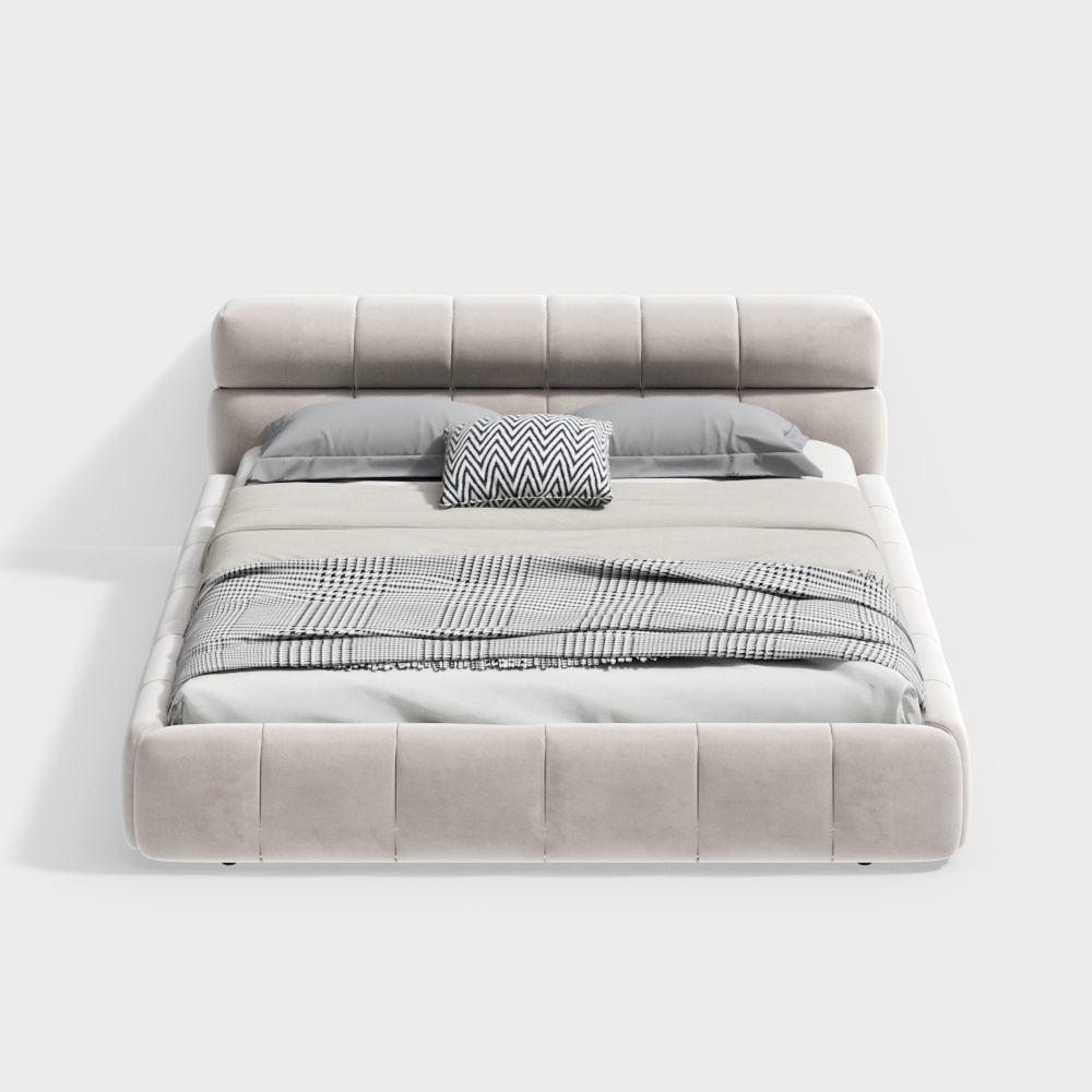 Urban Comfort 3D model - Modern Bed Design