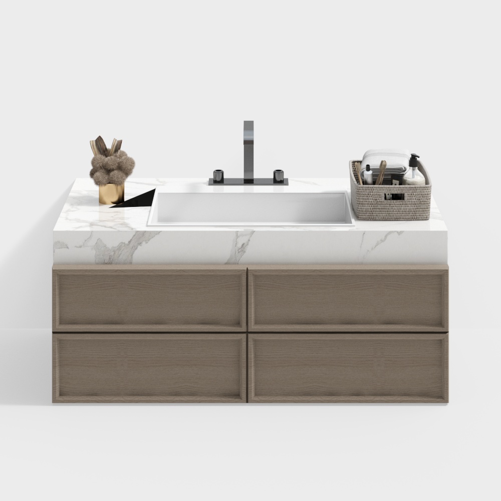 Counter basin cabinet vanity Ceramic wash basin wastafel westafel