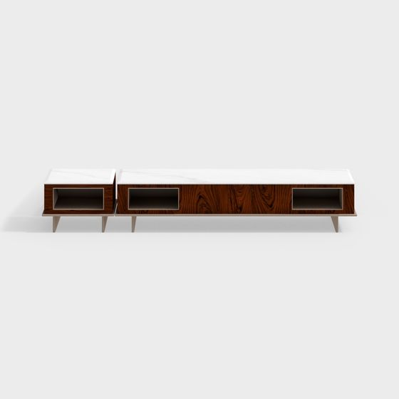 Elegant 3D Model TV Cabinet Design
