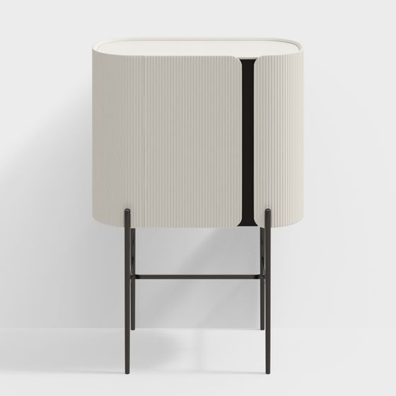 Origami Style Cabinet 3D model