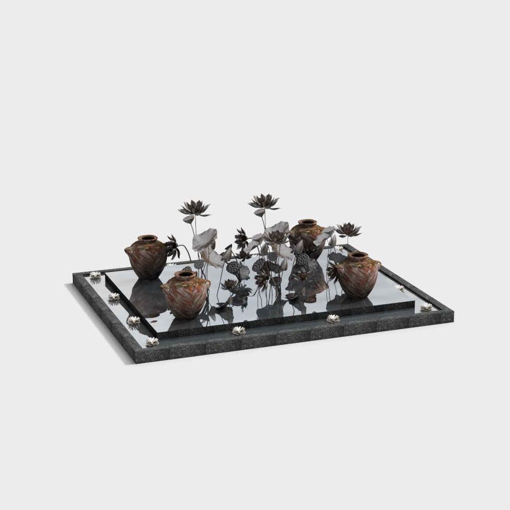 New Chinese style landscape sketch