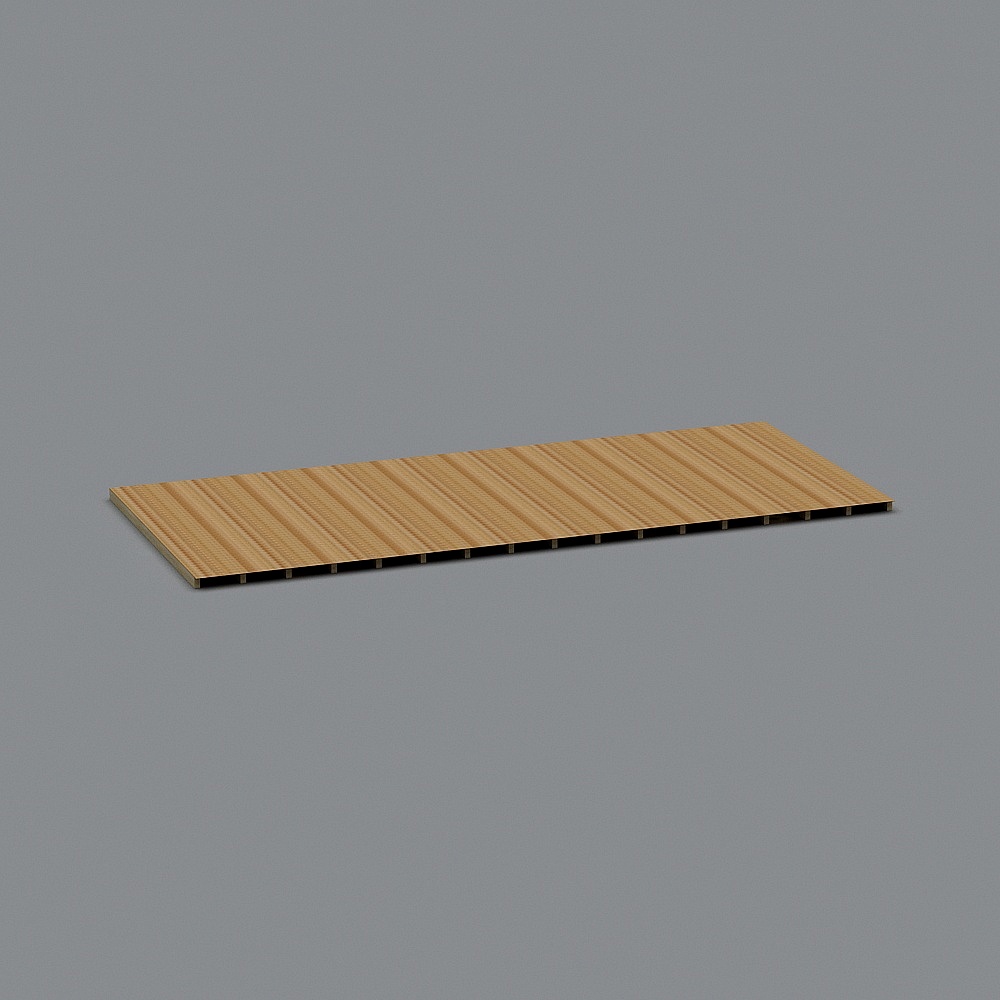 Realistic Wooden Floor 3D model