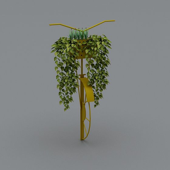 Hanging Garden 3D model - Modern Art Meets Nature