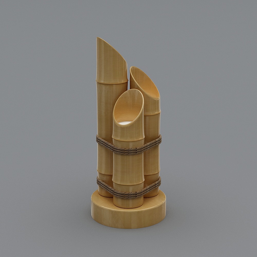 New Chinese style bamboo outdoor street light-6