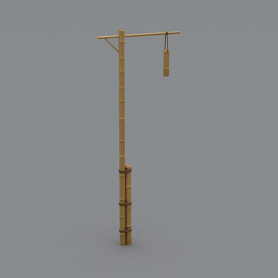 Traditional Bamboo Scale 3D model