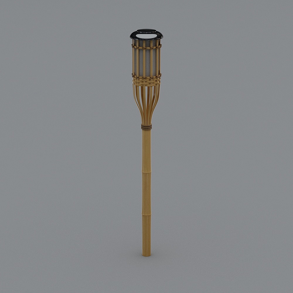 New Chinese bamboo outdoor street lamp - ground lamp 3