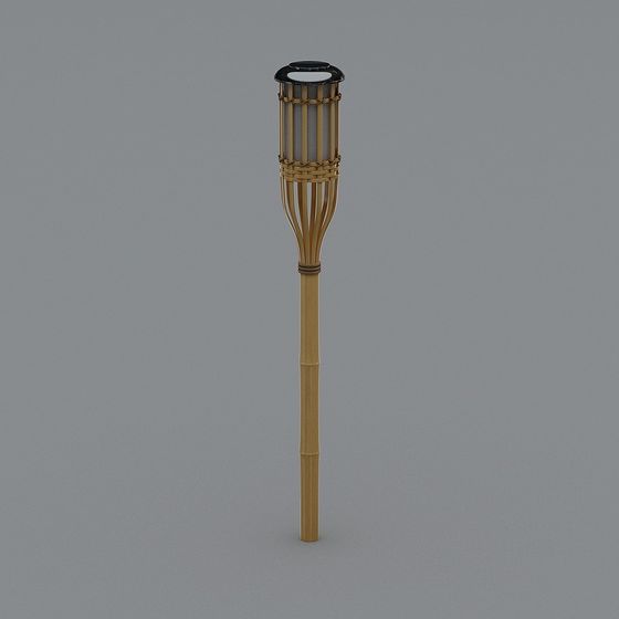 Realistic Bamboo Lantern 3D model
