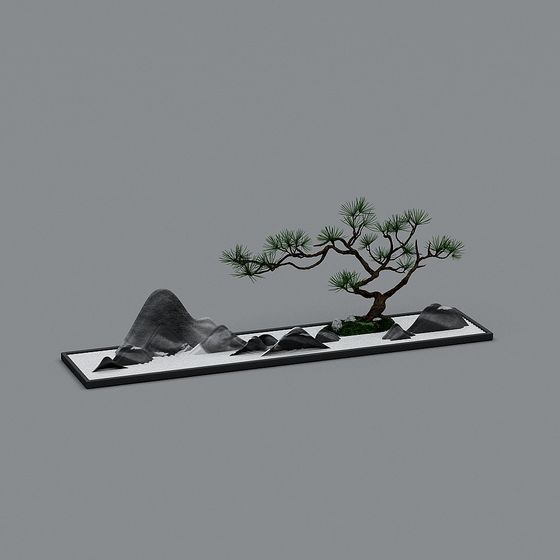 Zen Garden 3D model