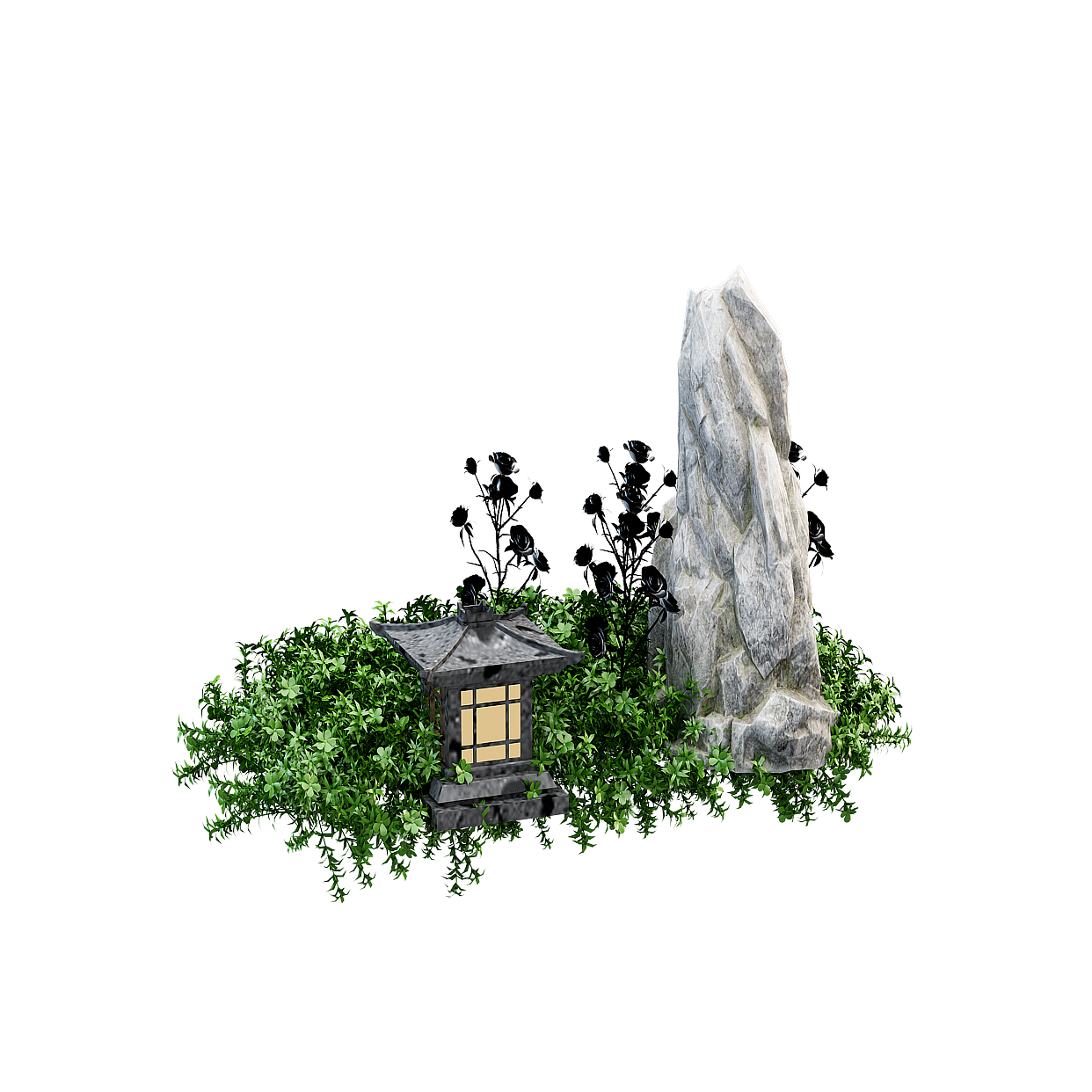 Luxury Green 3D Model – Polished Emerald Design