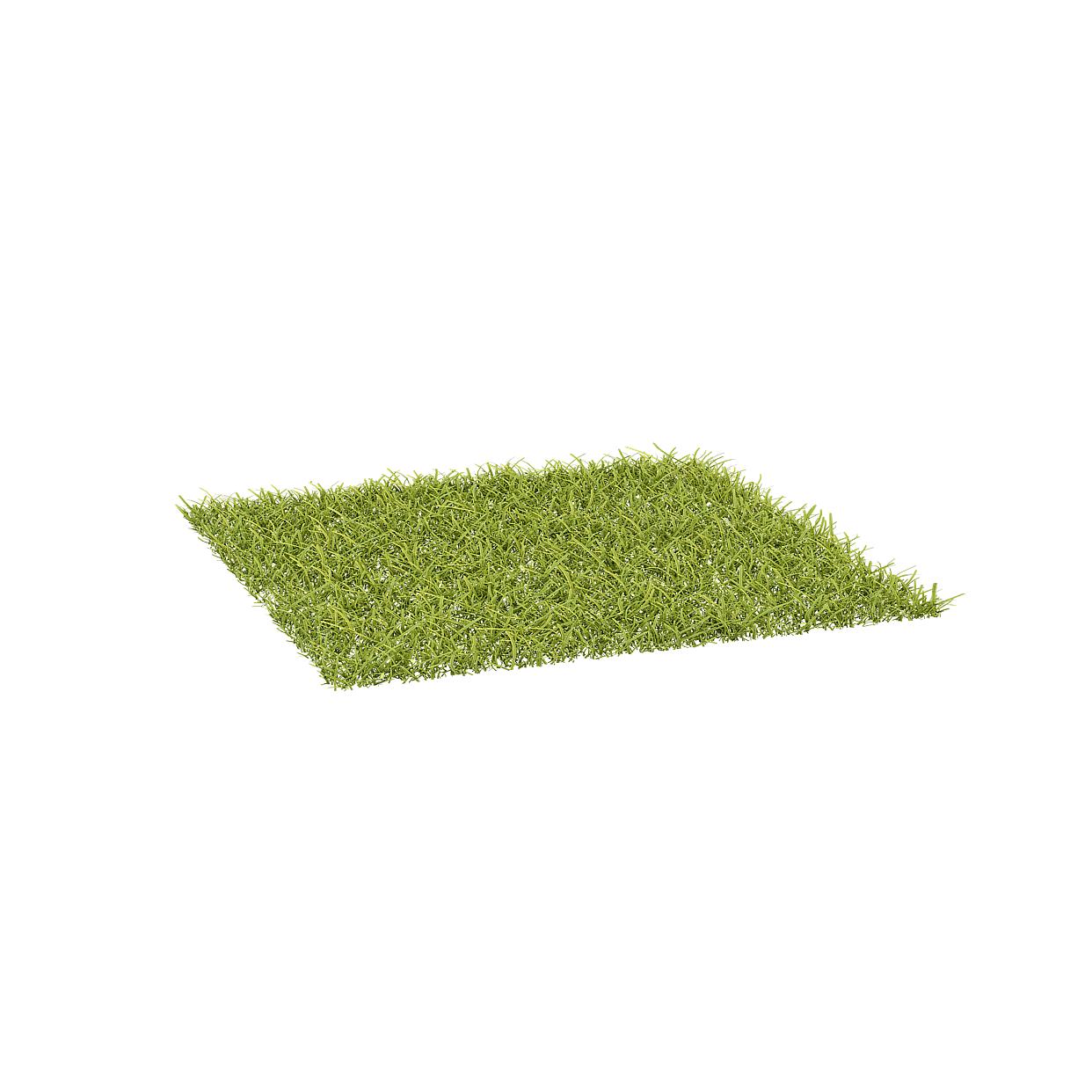 Realistic Grass Ground 3D Model – Low-Poly Green Texture