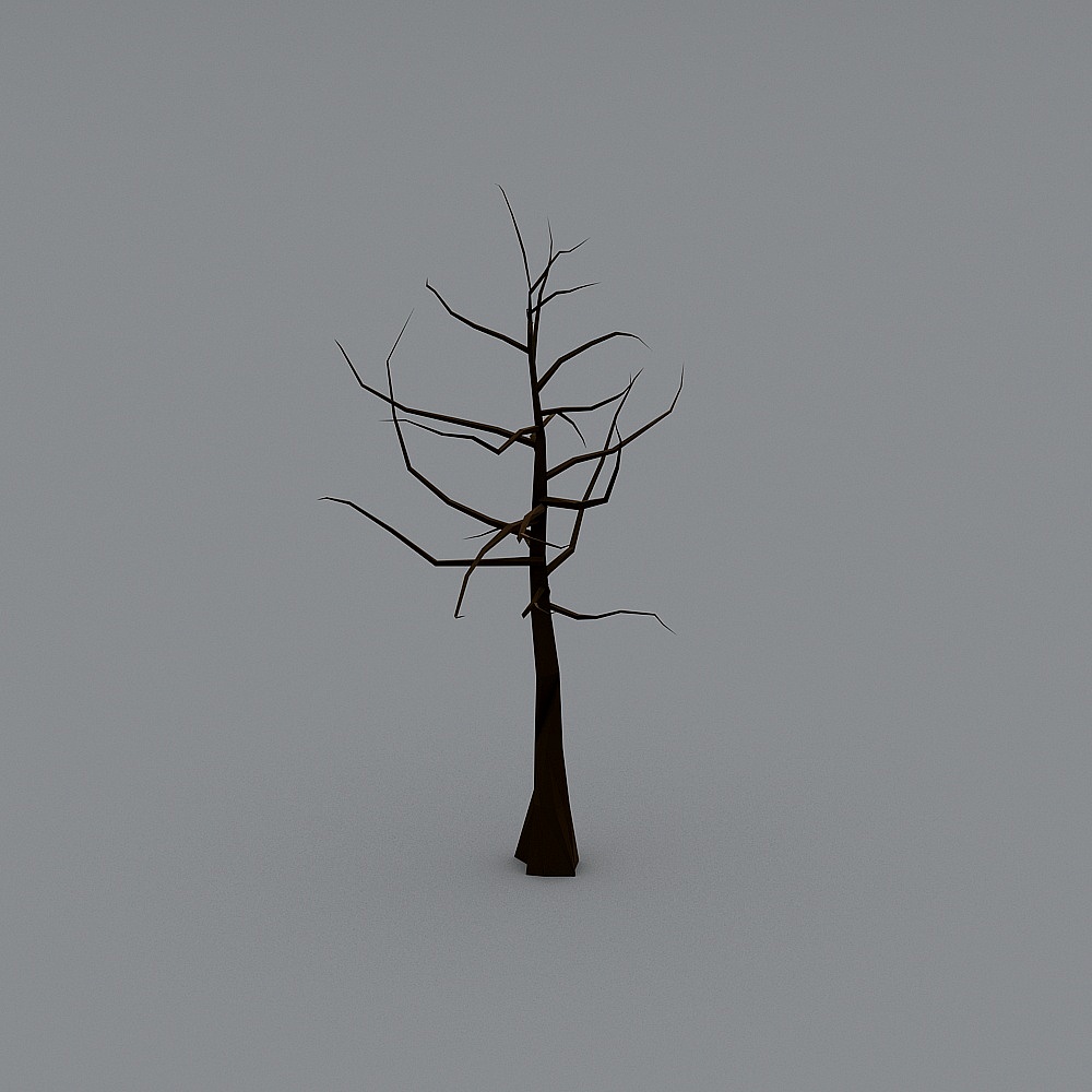 Low Poly Dead Tree 3D model