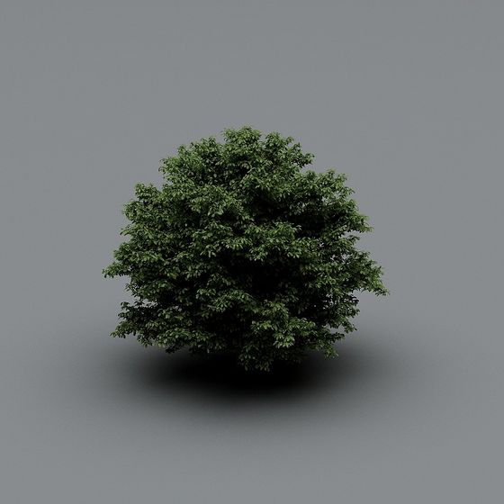 Forest Guardian 3D Model - Lush Tree Design