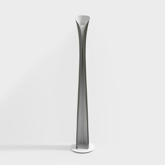 Flowing Light Column 3D model for Modern Spaces
