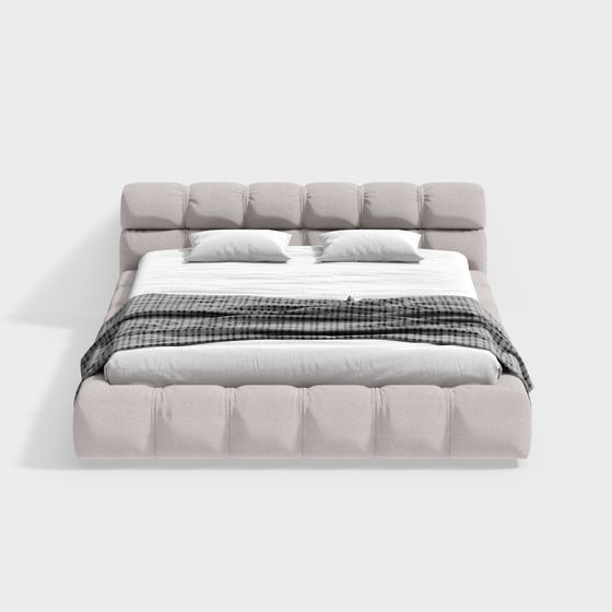 Cozy Comfort Bed 3D model