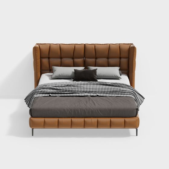 Urban Comfort Bed 3D model
