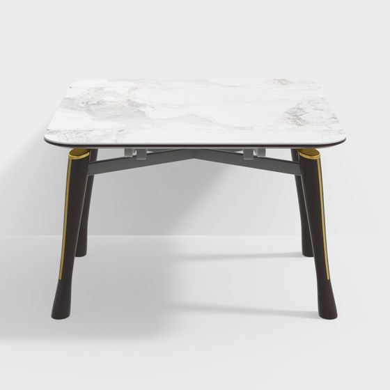 Marble Art Table 3D model