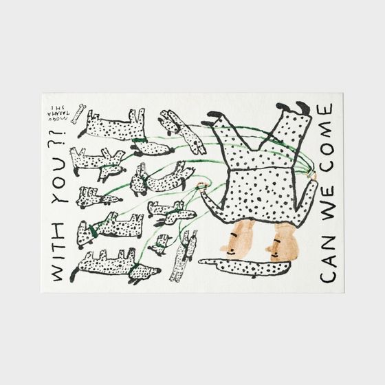 Whimsical Low-Poly Spotted Dog Pack 3D model