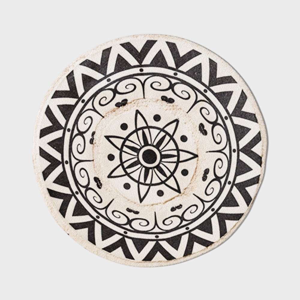 Mandala Tiles 3D Model – Geometric Low-Poly Design