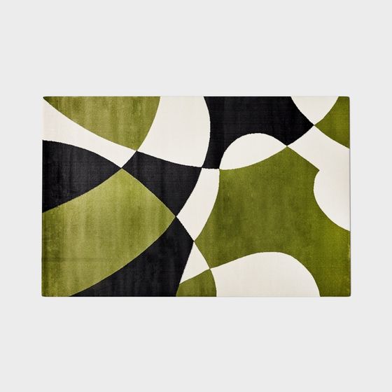 Stylish Abstract Geometric Carpet 3D model