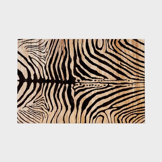 Unique Zebra Pattern Carpet 3D Model