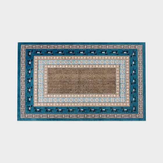 Vibrant Low-Polygon Carpet 3D model