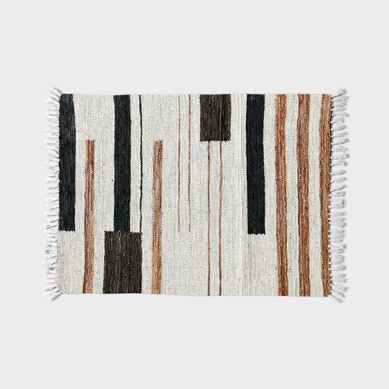 Striped Woven Carpet 3D model