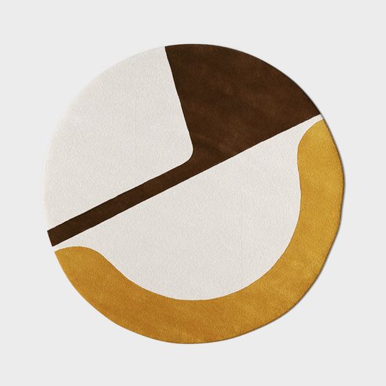 Unique Round Carpet 3D Model for Modern Design