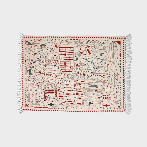 Vibrant Abstract Dream Carpet 3D model