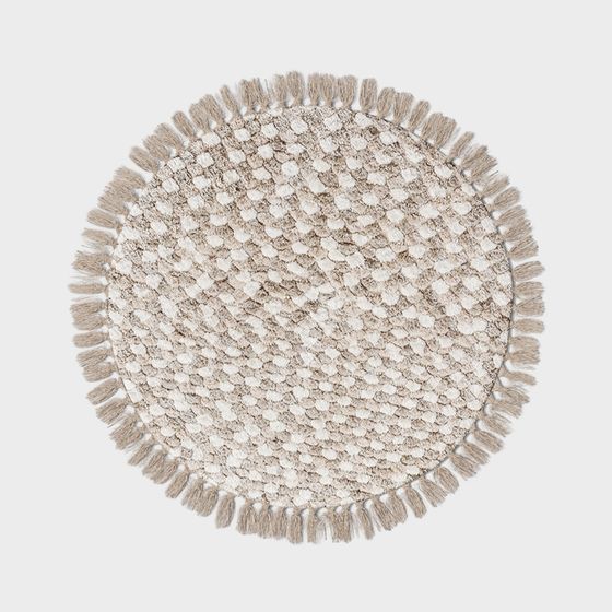 Boho Fringe Rug 3D model