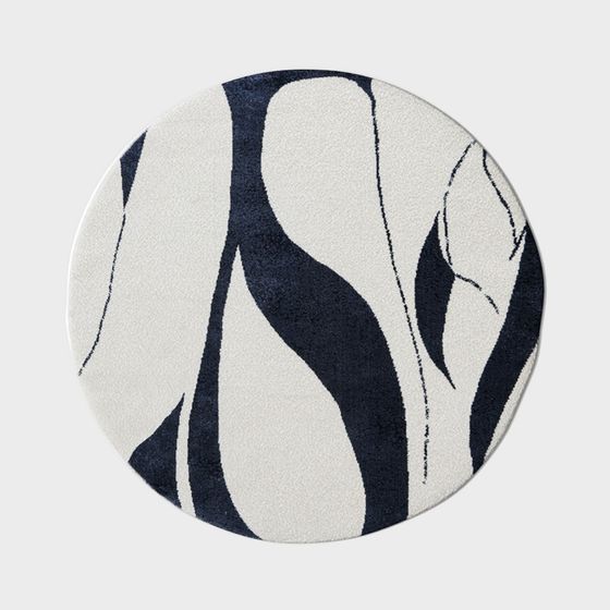 Abstract Waves Round Carpet 3D model