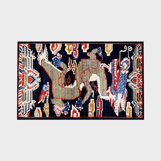Eastern Fantasy Carpet Art 3D model