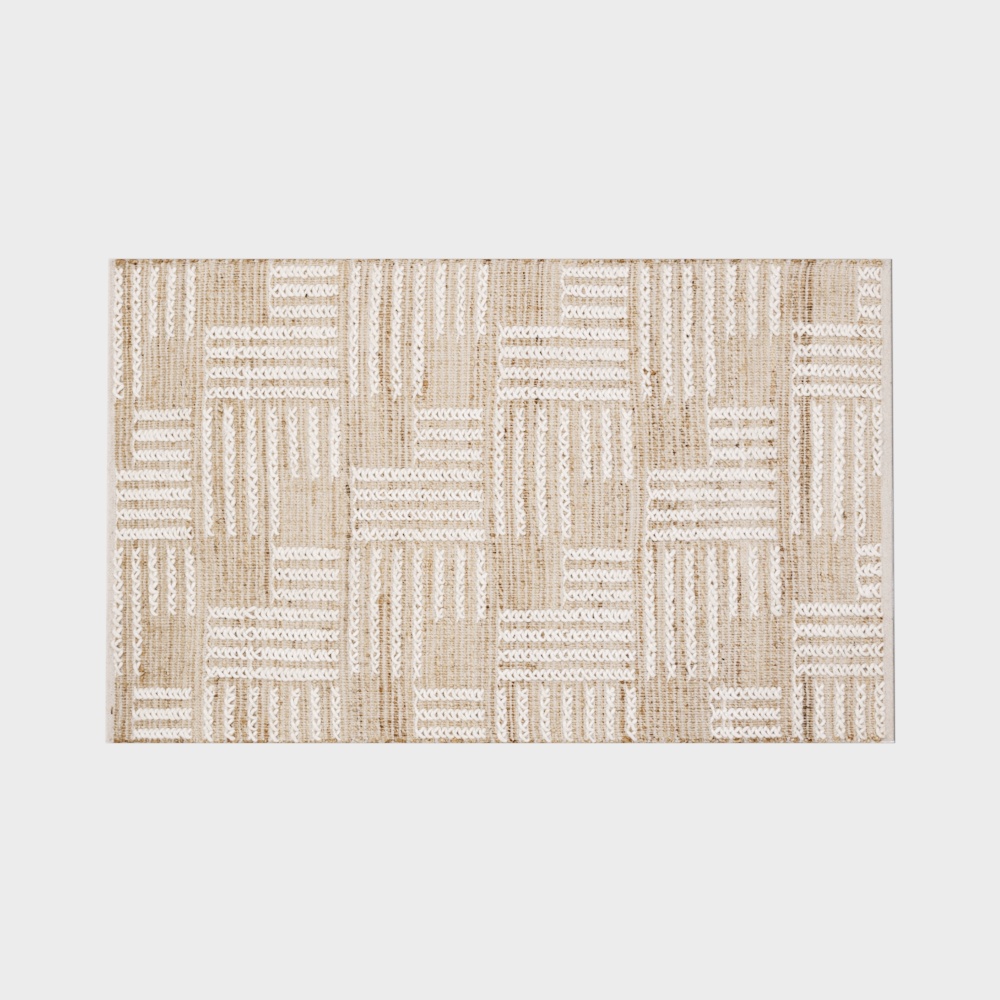 Woven Carpet 3D Model – Low Poly Rustic Design