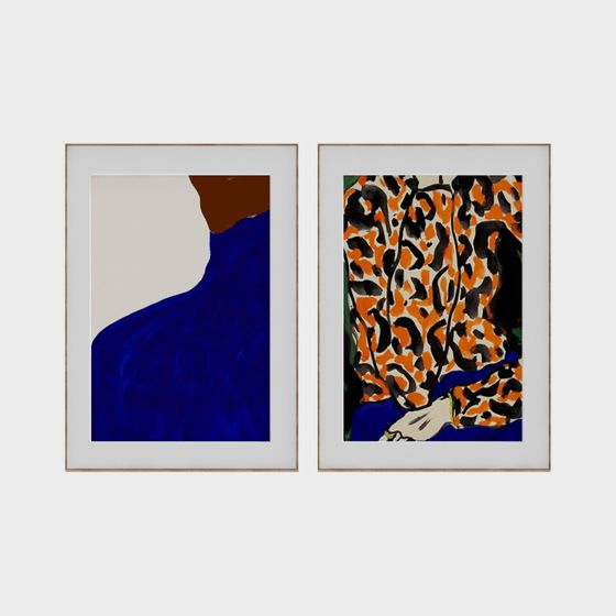 Stylish Abstract Character 3D Model for Art and Design