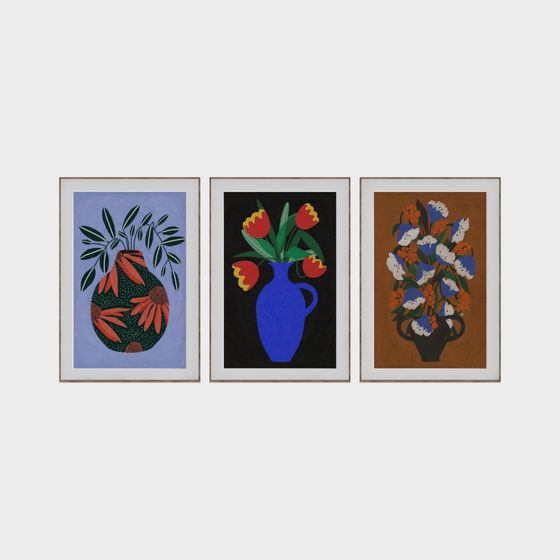 Floral Harmony 3D model for Creative Projects