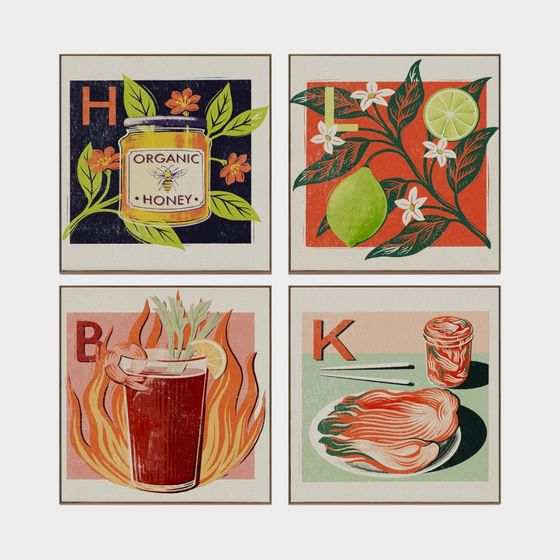 Vibrant Food & Flavors Collection 3D model