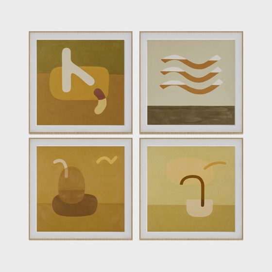 Abstract Lines Low Poly 3D model for Creative Projects