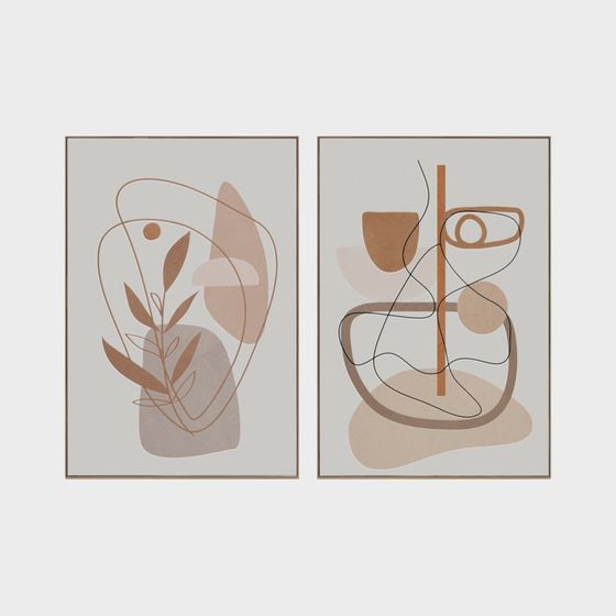 Abstract Line Art 3D Model for Unique Design