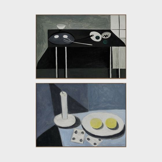 Abstract Dining Table Low Poly 3D model