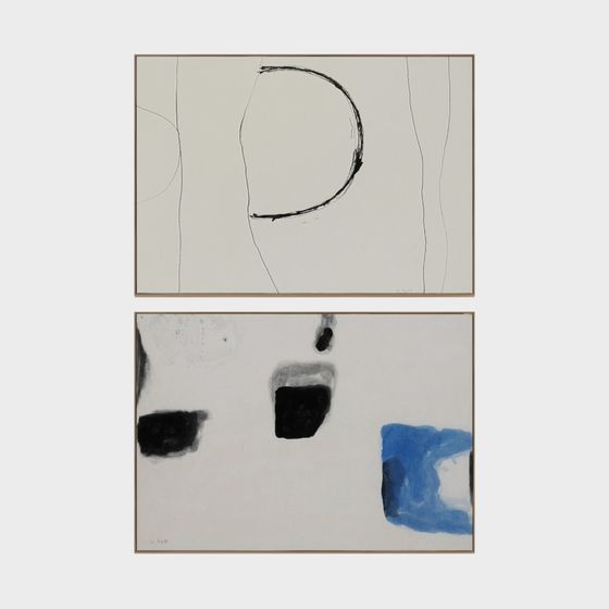 Abstract Geometric Diptych 3D Model