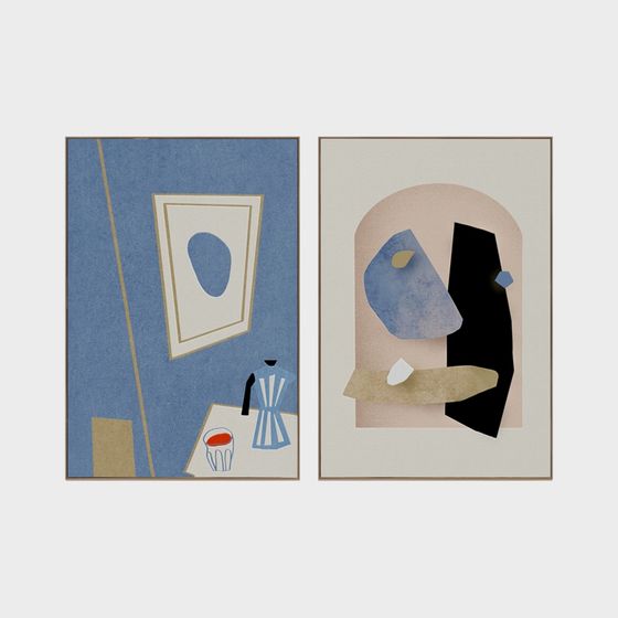 Abstract Art Series 3D Model Collection