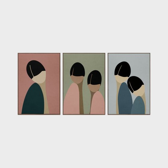 Family Triptych 3D Model