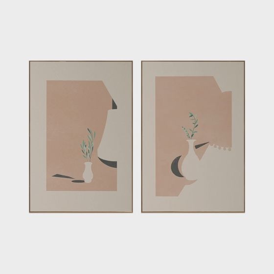 Stylish Abstract Vase 3D model for Creative Projects