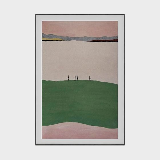 Lonely Journey Low-Poly 3D Model for Designers