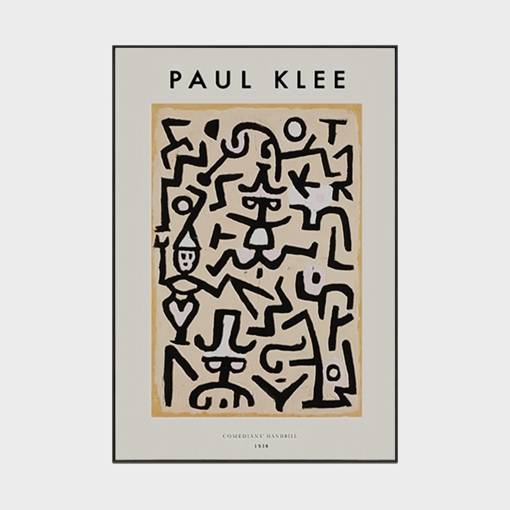 Paul Klee Comedians' Handbill 3D model