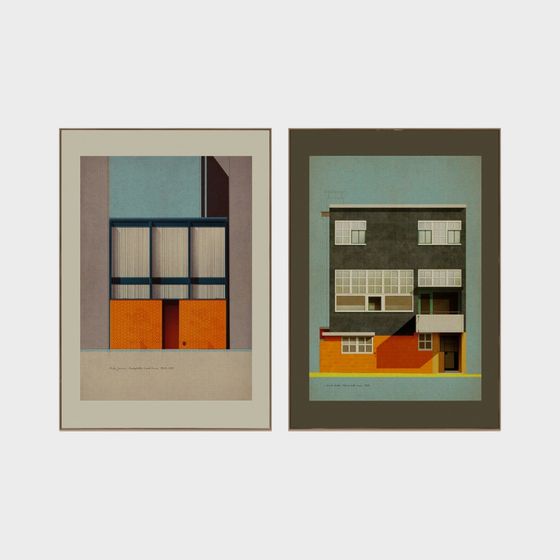 Urban Silhouette Low-Poly 3D Model