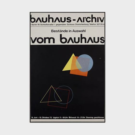 Bauhaus Poster 3D model