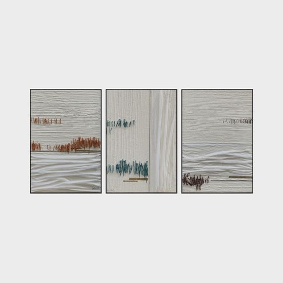 Abstract Gallery 3D Model for Artistic Designs