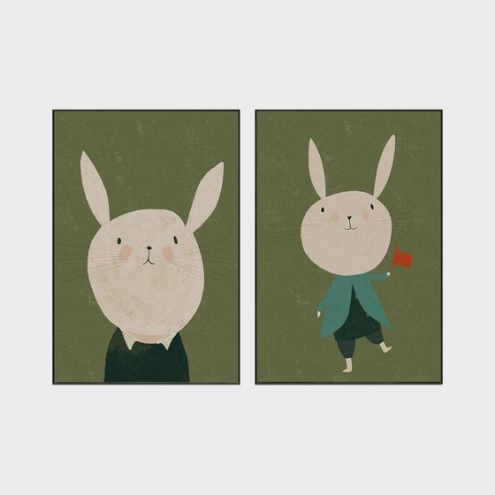 Forest Guardian 3D model of a Cute Rabbit