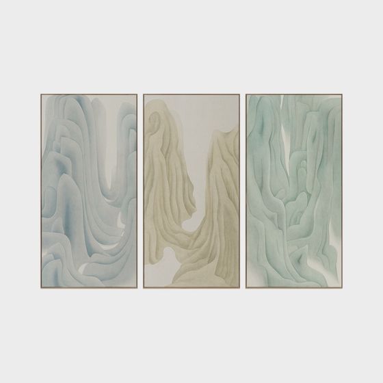 Flowing Clouds 3D model for Creative Spaces